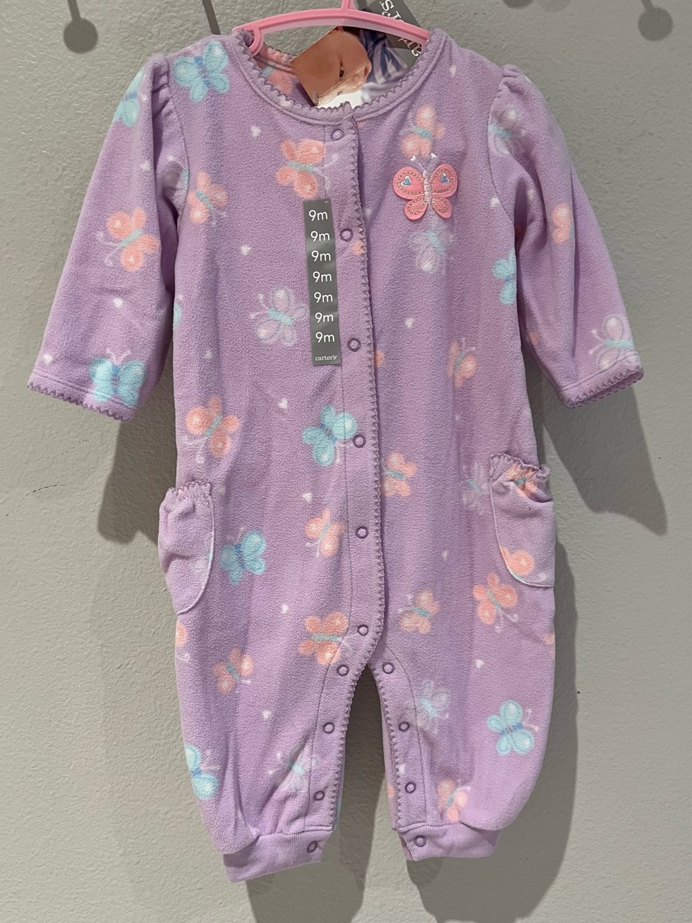 CARTER'S • SLEEPSUIT-BABYGROWS-vintage 9m.